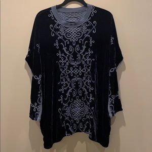 Johnny Was velvet top